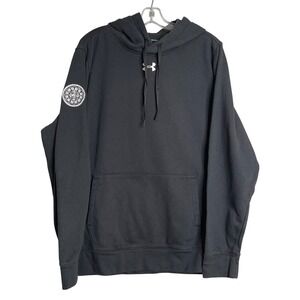Under Armour‎ Hoodie Adult L Black Loose Oreo Athleisure Unisex Outerwear
